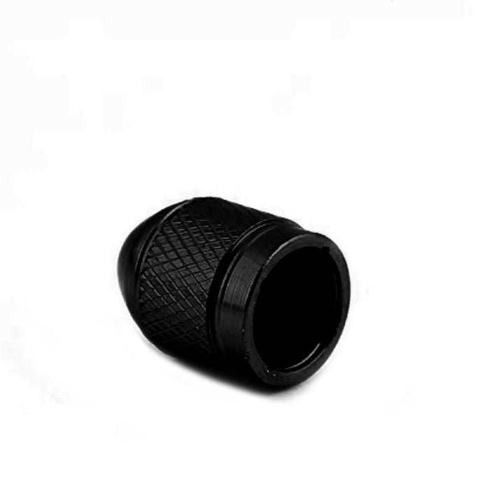 8 Black Aluminum Metal Tire Valve Spike Air Caps Wheel Stem Universal Truck Car