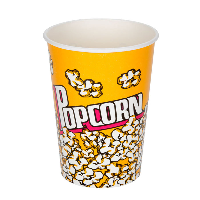 50 Pc Popcorn Bowl Large Reusable Tub Container Movies Superbowl Bucket Movies