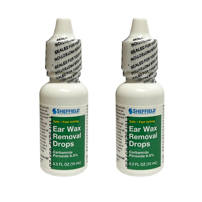 2 Pack Ear Wax Removal Drops Ear Irrigation Aid Remove Cleanse Soften Ear Wax