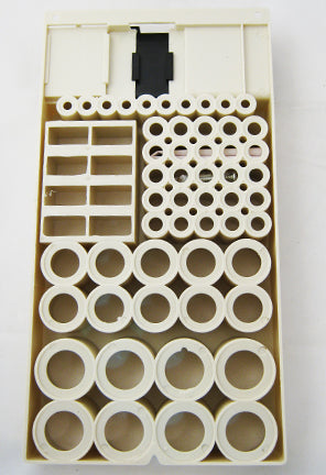Battery Storage Rack Organizer Removable Tester Hold 66 Holder AAA 9V C D New