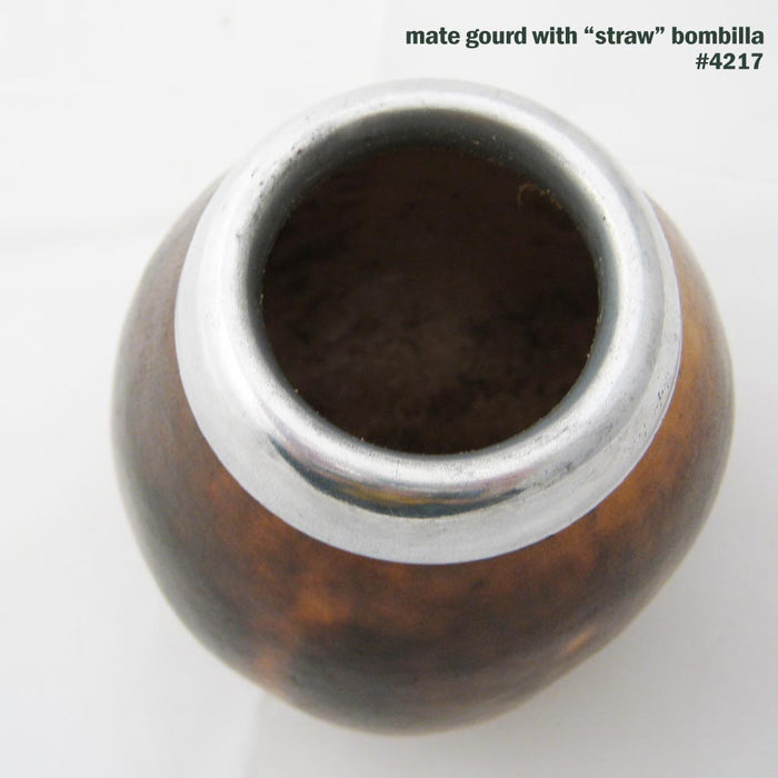 Argentina Mate Gourd Bombilla Filtered Straw Cup Tea Healthy Herbal Detox 4217