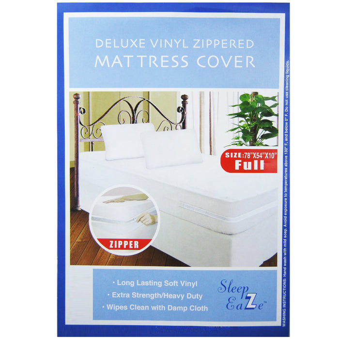 12 Lot Full Size Bed Mattress Cover Zipper Plastic Dustproof Water Resistant Bug