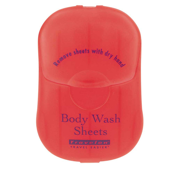 Travelon Body Wash Hand Bath Travel Slice Sheets Box Paper Soap 50 CT TSA Ok New