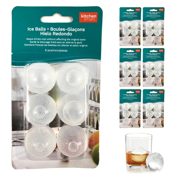 42 Reusable Ice Cube Balls Plastic Refreezable Ice Drinks Bar Parties Whisky !