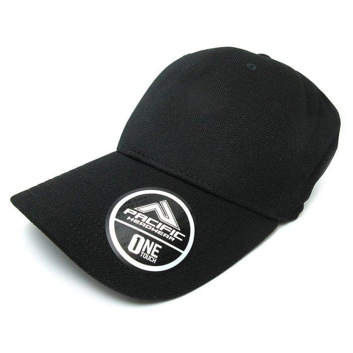 1 Classic Snapback Baseball Cap Plain Blank Breathable Dad Hat Adjustable Black