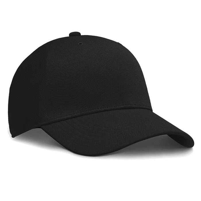 1 Classic Snapback Baseball Cap Plain Blank Breathable Dad Hat Adjustable Black