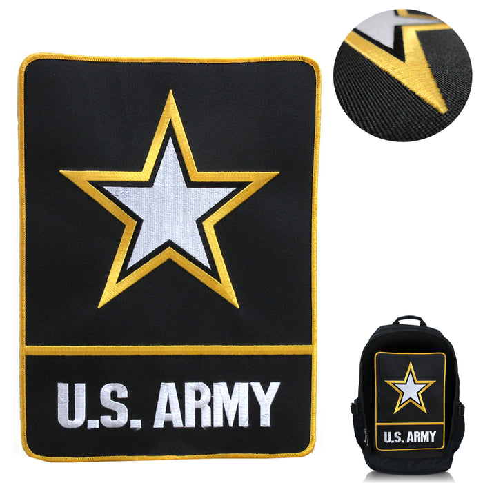 1 US Army X-Large Patch 10.5 T x 8 W Back Jacket Embroidered Patch Iron/Sew On