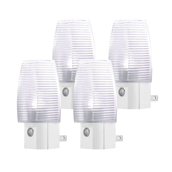 4 Pack Night Light LED Wall Plug In Nightlight Dusk Dawn Sensor Automatic Light