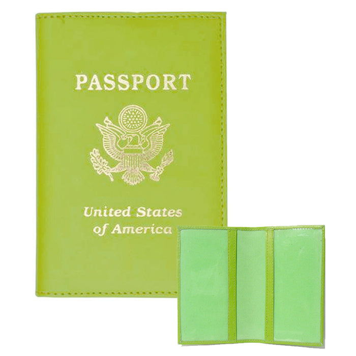 Travel Passport Holder Cover Case Genuine Leather Wallet ID Card Case Trip US