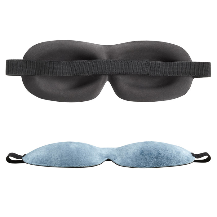 Sleep Eye Mask Blackout 3D Night Contoured Adjustable Ultra Soft Comfort Travel
