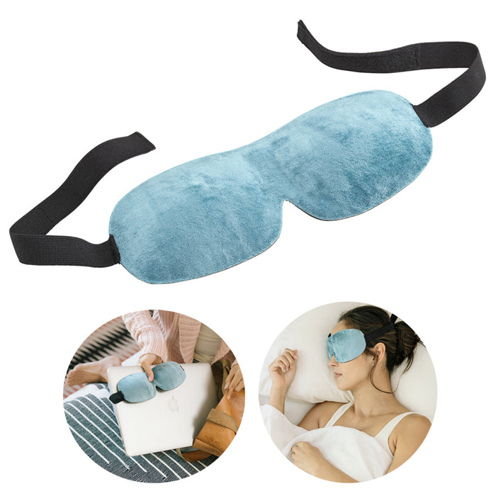 Sleep Eye Mask Blackout 3D Night Contoured Adjustable Ultra Soft Comfort Travel