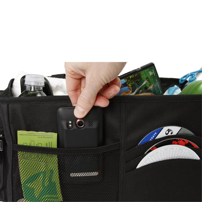 Multipurpose Car Console Center Organizer Trunk Tidy Storage Folding Bag Auto !