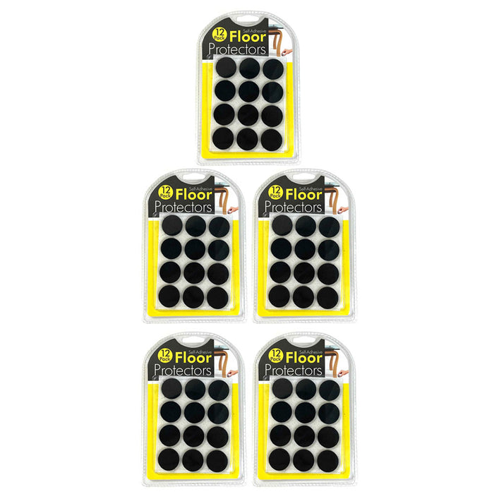 60 PC Round Felt Pads Small Self Adhesive Furniture Floor Scratch Protector