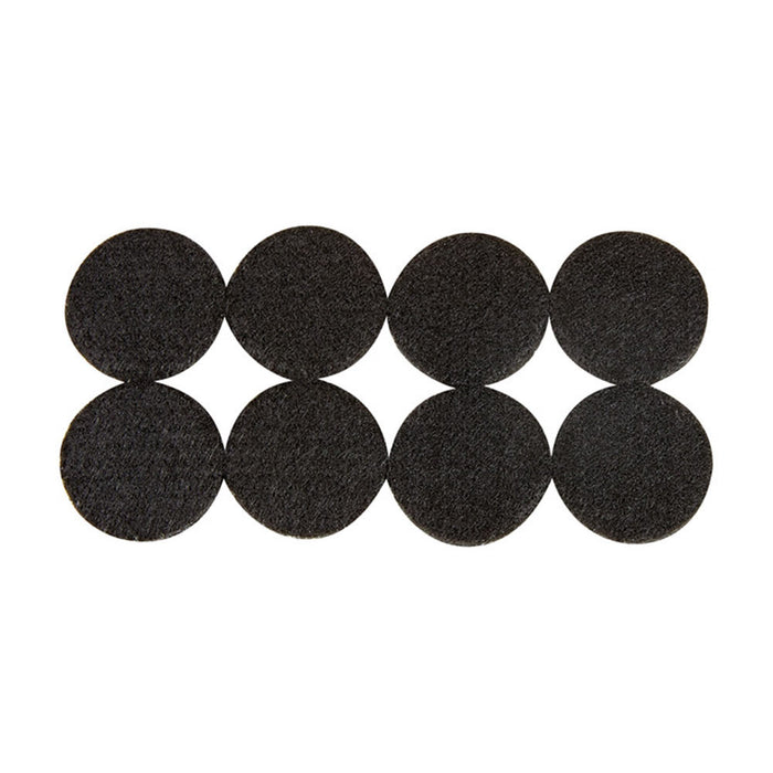 40 Pc Furniture Felt Pads Mini Self Adhesive Shape Floor Scratch Protector Black