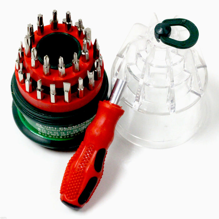 31 in 1 Mini Screwdriver Bit Set Precision Tools Hex Torx Phillips Phone Repair