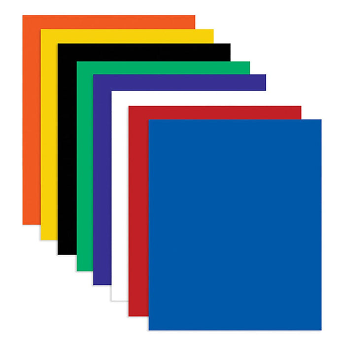 3 Pack Heavy Duty Plastic Folders 2 Pockets Portfolio Letter Paper School Office