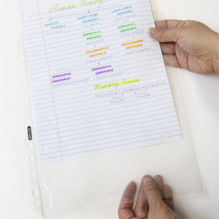 200 Clear Sheet Protectors Plastic Sleeve Binders 8.5 x 11 Letter Archival Safe