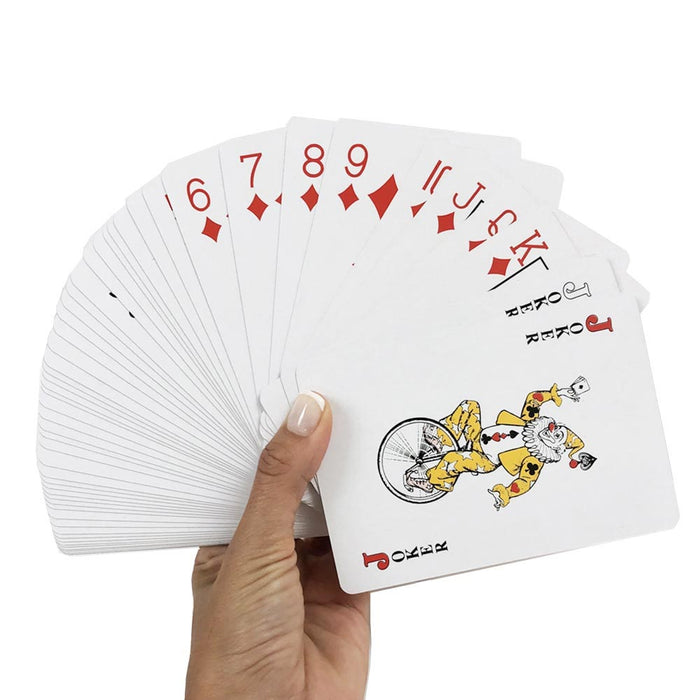 2 Deck Jumbo Playing Cards Poker Rummy Euchre Pinochle Canasta Card Games Family