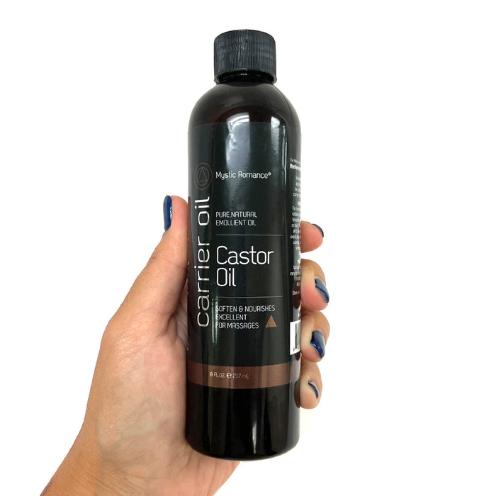 Castor Oil Pure Carrier Oil Massage Natural Skin Moisturizer Eyebrow Hair Growth