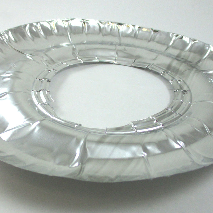 40 X Aluminum Burner Bib Foil Round Gas Oven Liners Covers Wholesale 8.75" !