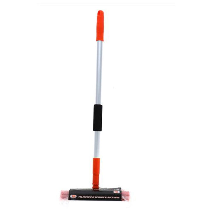 Telescopic Extendable Window Squeegee Cleaner Wiper Long Handle Washer Scrubber
