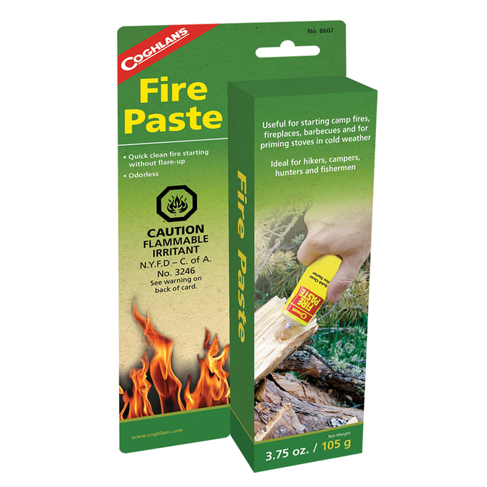 Coghlans Fire Paste Survival Camping Fire Starters Odorless Emergency 3.75oz