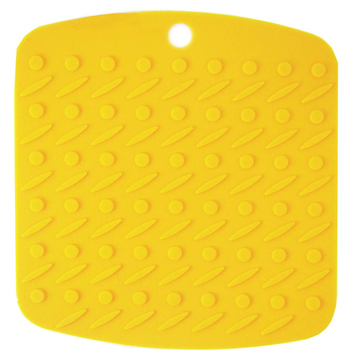 2 Premium Silicone Trivet Mats Hot Pads Heatproof Pot Holder Kitchen Oven Mitts