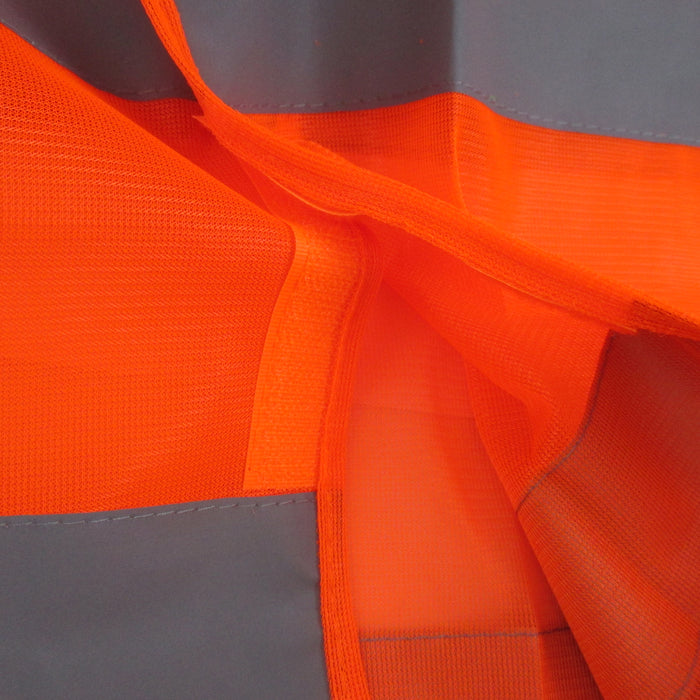 2 Safety Work Vest Reflective Tape Strips High Visibility Silver Tape Security