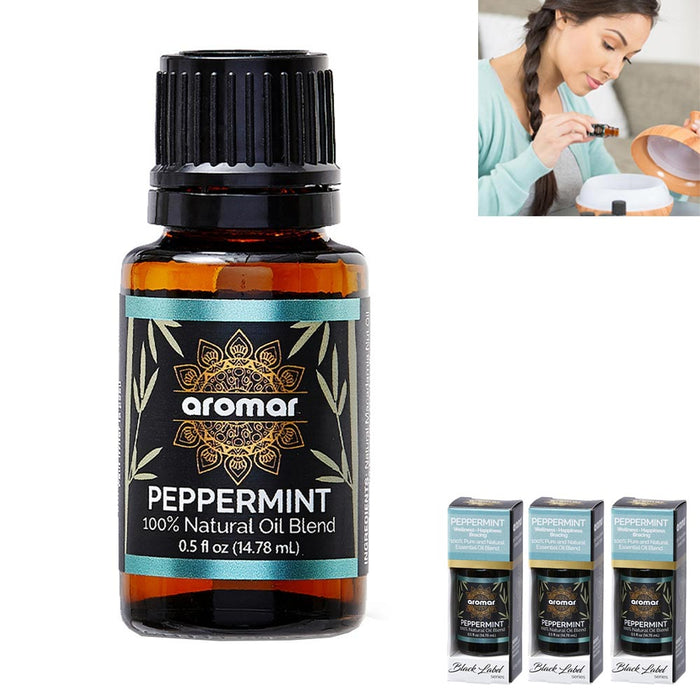3 x Aromatherapy Peppermint Essential Oils Pure Natural High Quality Diffuser