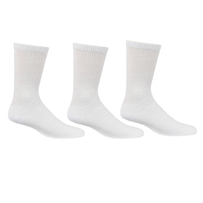 9 Pairs Diabetic Crew Ankle Socks Circulation Socks Health Support Unisex 10-13