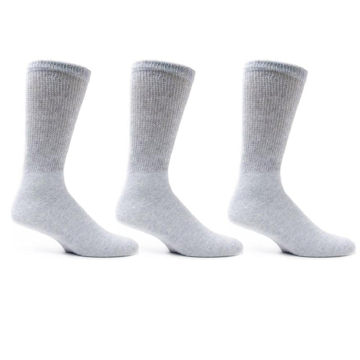 9 Pairs Diabetic Crew Ankle Socks Circulation Socks Health Support Unisex 10-13