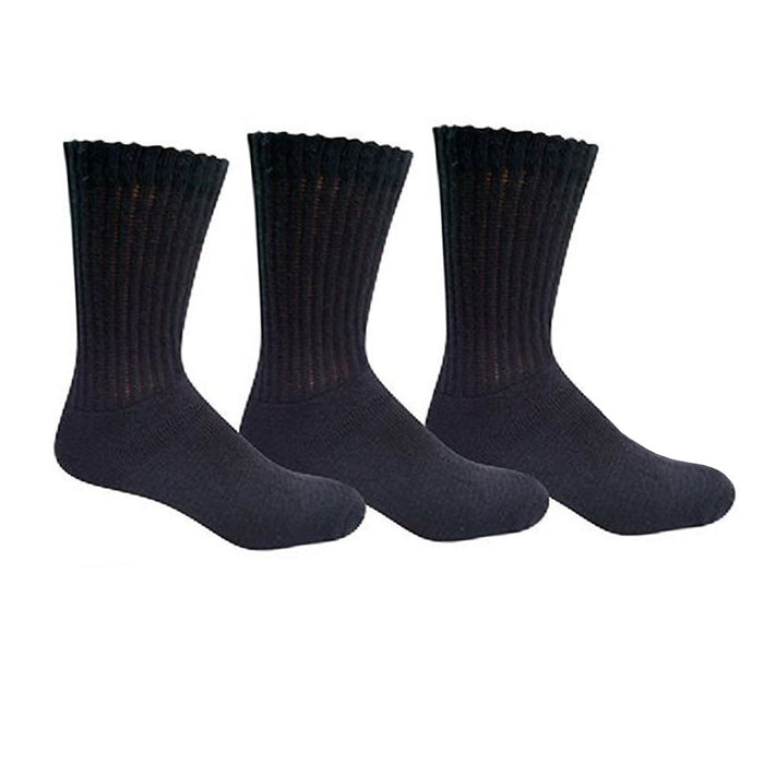 9 Pairs Diabetic Crew Ankle Socks Circulation Socks Health Support Unisex 10-13