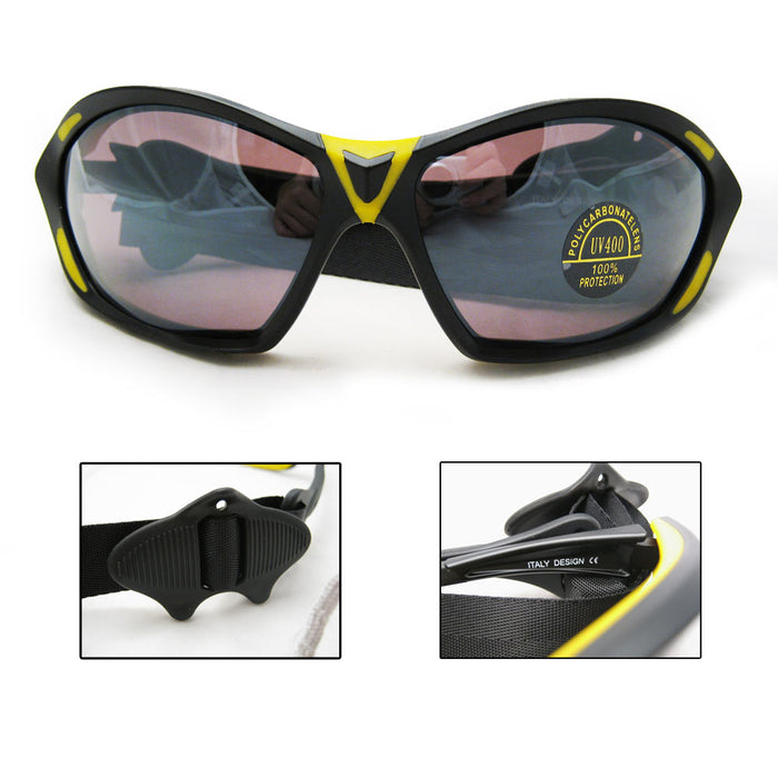 Kitesurfing Kiteboarding Men Sunglasses Lenses Water Sports UV400 Fashion Black