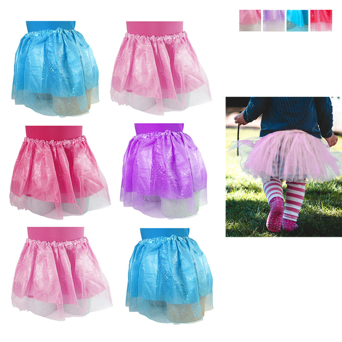 6 PCS Ballet Tutu Skirt Girls Party Birthday Princess Costume Toddler Dancewear