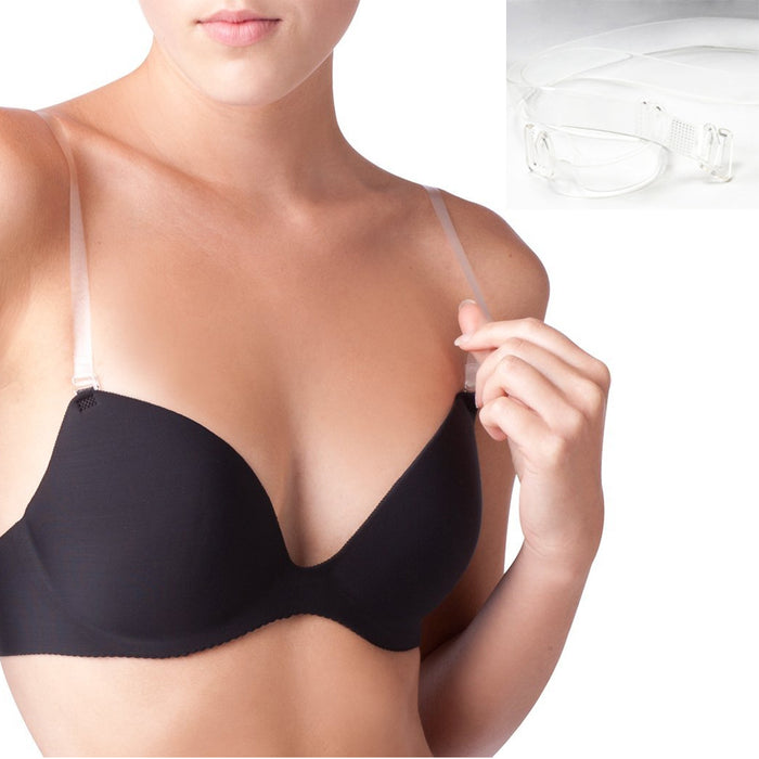 4 Pair Lady Invisible Clear Transparent Bra Shoulder Straps Adjustable —  AllTopBargains