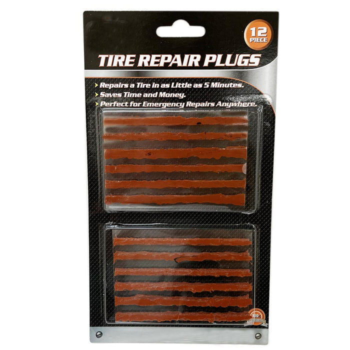 24Pcs Tire Repair Plugs Self Vulcanizing Tubeless Seal Tire Repair Plug Patch
