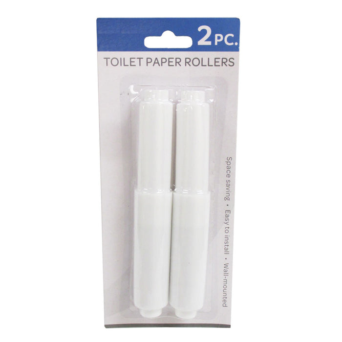 2 PC Toilet Paper Holder Tissue Rollers Spring Insert Spool Replacement Roll