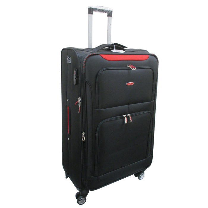 Set of 3 Luggage Travel Suitcase Set Trolley Spinner Wheels TSA Lock 20" 25" 30"