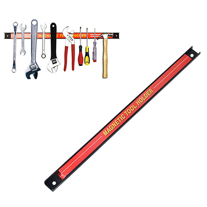 Magnetic Tool Rack Bar Holder Workshop 12" Home Organizer Storage Knife Wrench