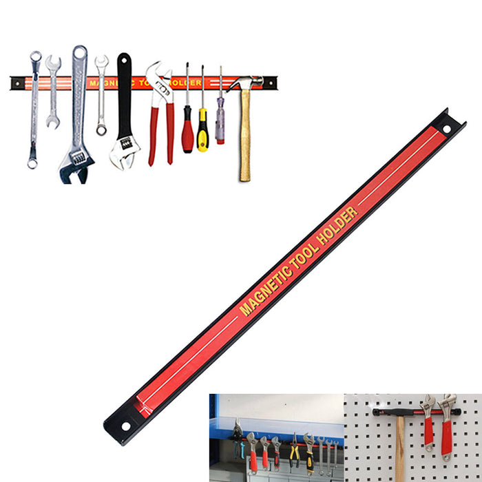 Magnetic Tool Rack Bar Holder Workshop 12" Home Organizer Storage Knife Wrench