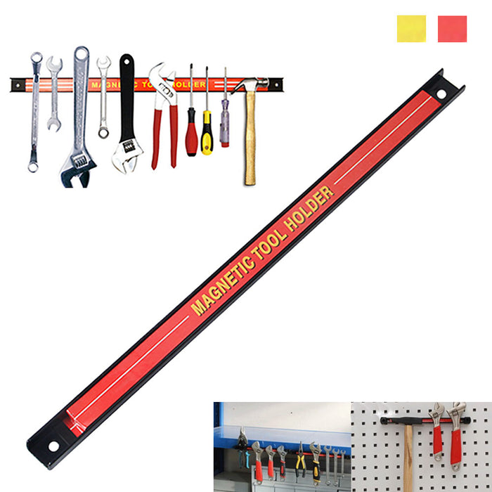 Magnetic Tool Rack Bar Holder Workshop 12" Home Organizer Storage Knife Wrench