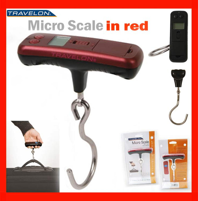 Travelon Micro Luggage Suitcase Scale Digital Hanging Travel Weigh Portable Hook