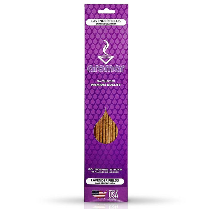 20 PC Incense Sticks Lavender Scent Burning Fragrance Hand Dipped Aroma Therapy