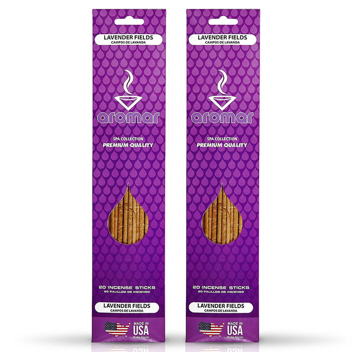 40 PC Premium Incense Sticks Lavender Scent Aroma Therapy Hand Dipped Incense