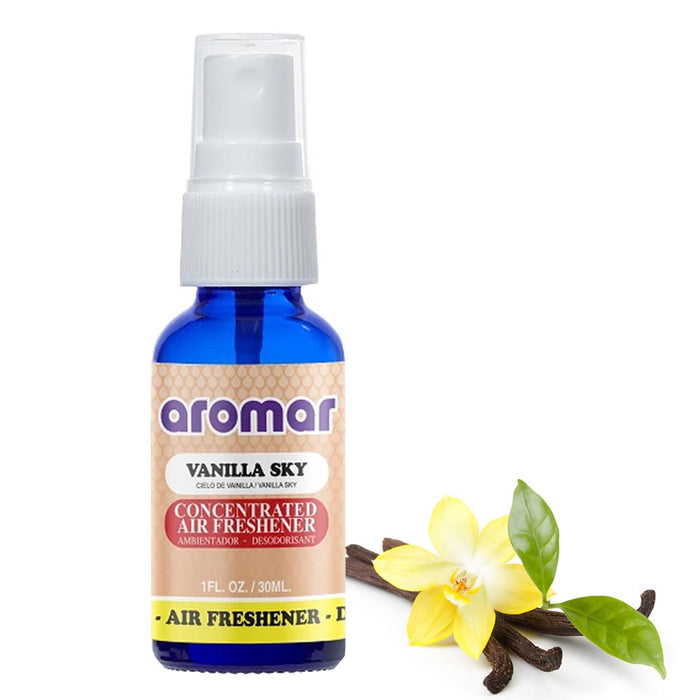 Natural 100% Concentrated Air Freshener Vanilla Spray Car Scent Home Office 1oz