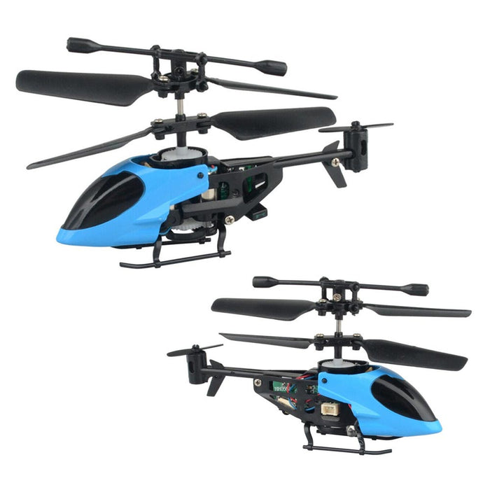 Mini RC Helicopter Phantom Metal Led Speed Remote Control 3.5 Channel Kids Adult