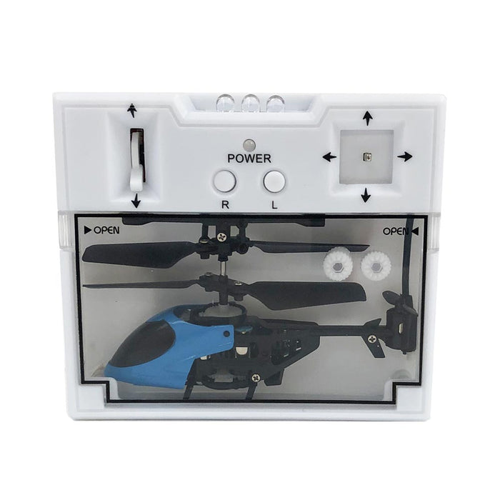 Mini RC Helicopter Phantom Metal Led Speed Remote Control 3.5 Channel Kids Adult