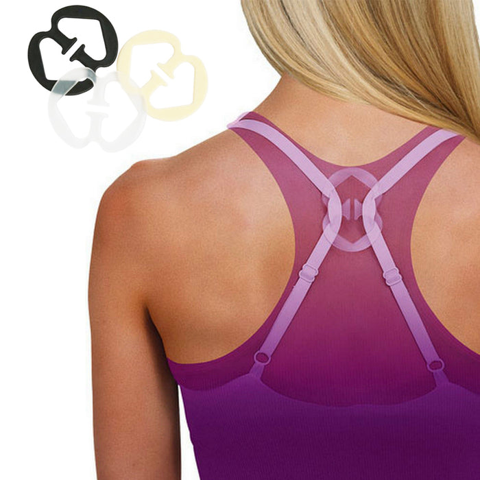 6 Bra Strap Concealer Clips Solution Perfect Lift Max Cleavage Control Racerback