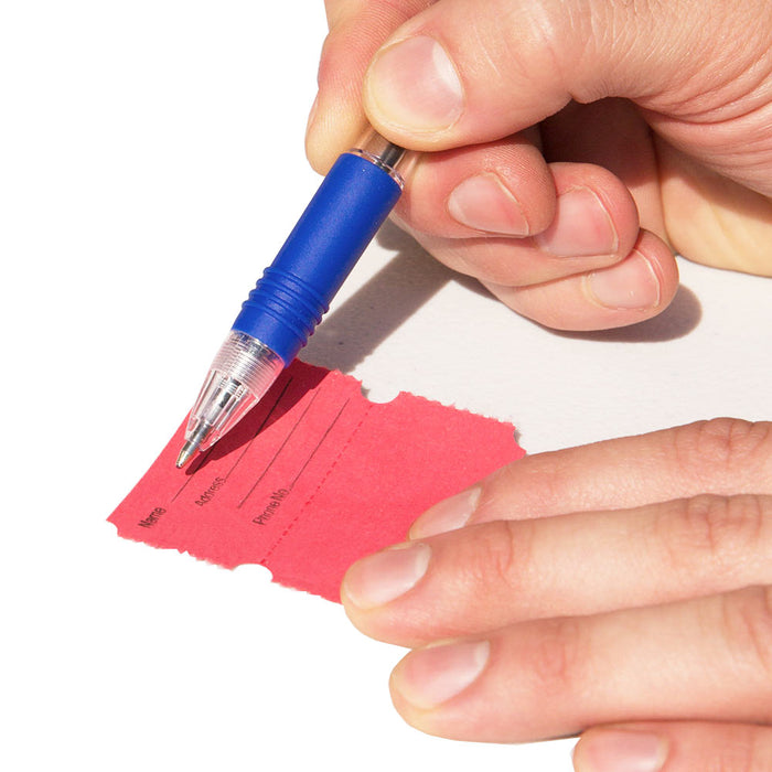 400 Raffle Tickets Flat Double Stub 50/50 Keep This Coupon Carnival Festival Set