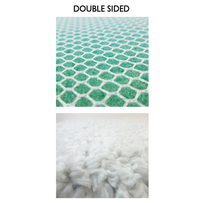 3X Jumbo Car Wash Washing Chenille Mitt Cleaning Glove Dual Sided Heavy Duty USA